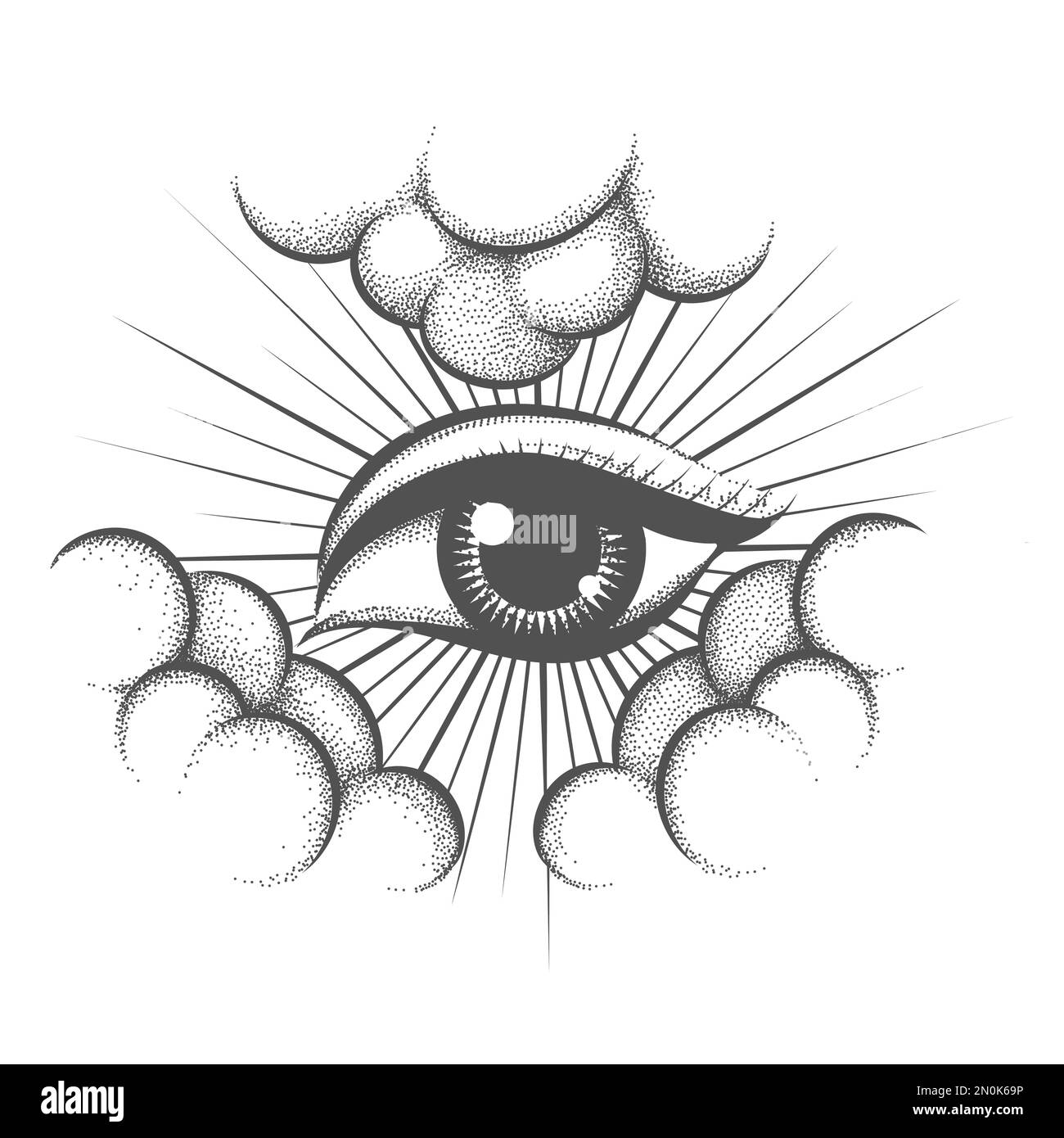 All seeing eye tattoo hi-res stock photography and images - Alamy