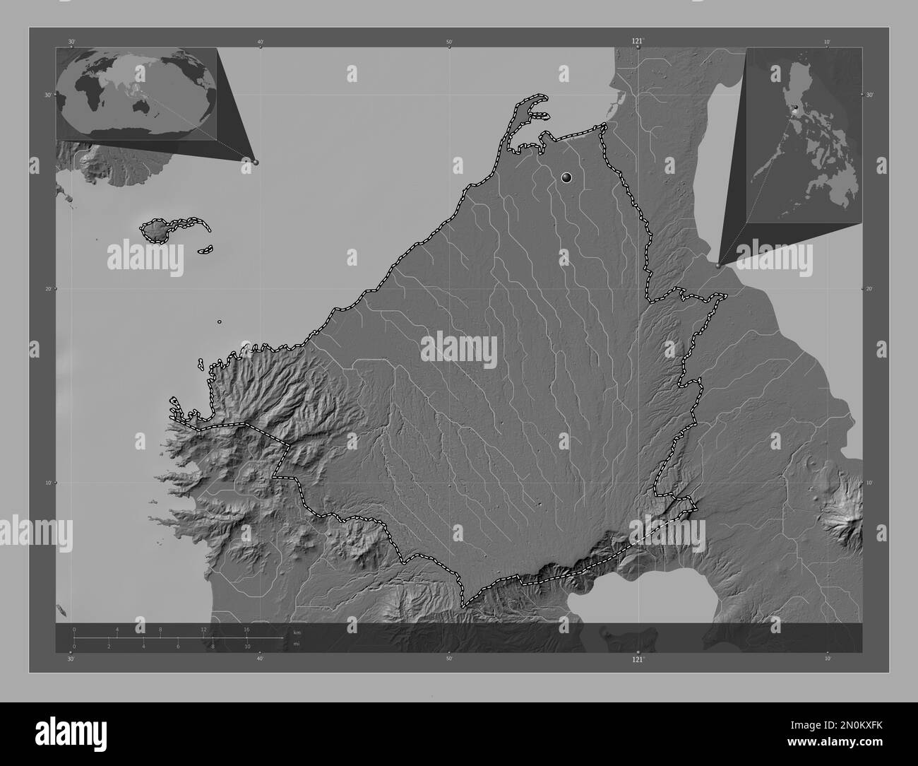 Cavite, Province Of Diagram Showing The Location Of The