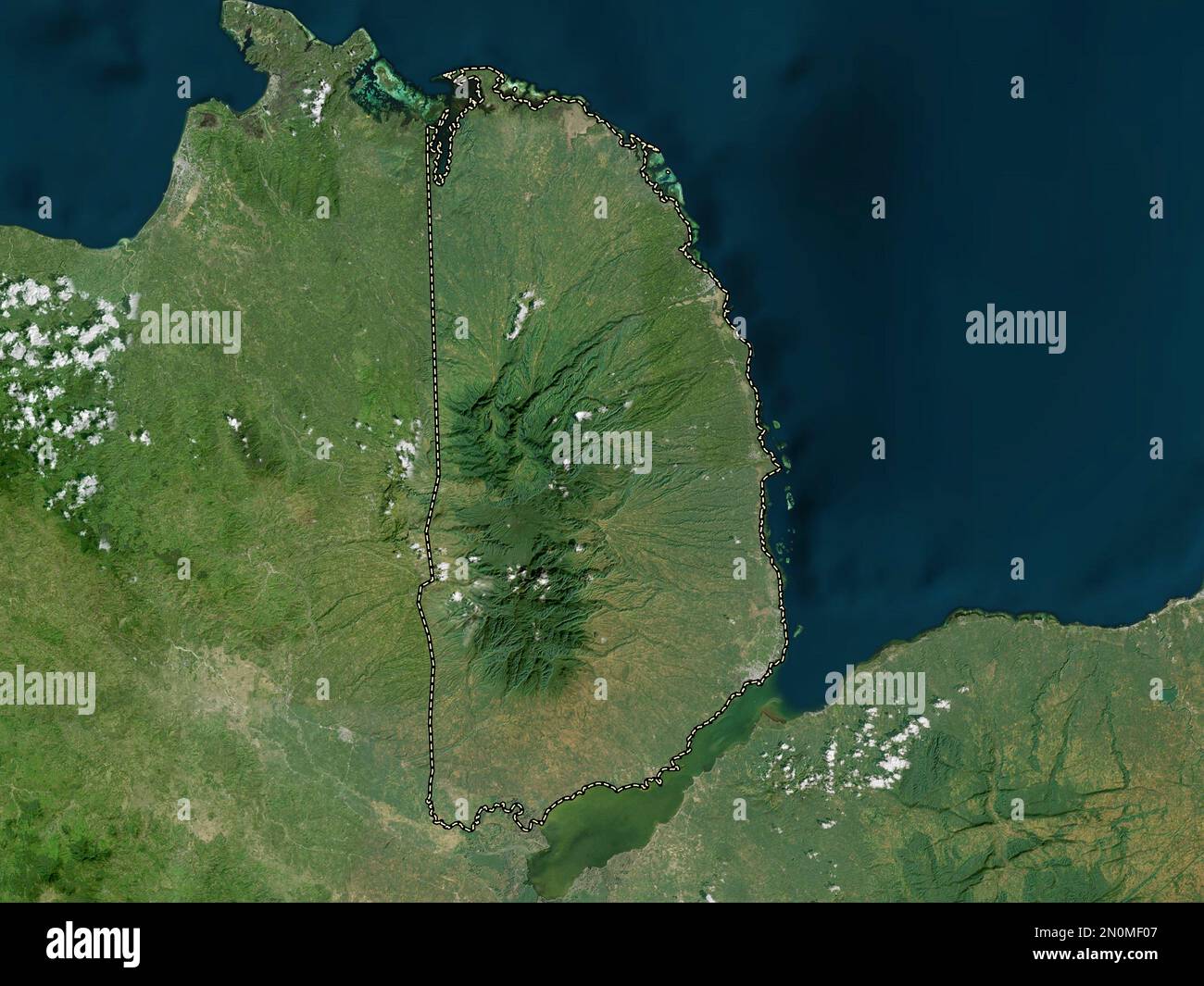 Misamis Occidental, province of Philippines. High resolution satellite map Stock Photo Alamy