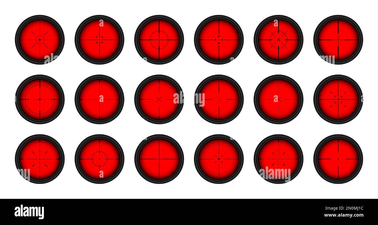 Various weapon thermal infrared sights, sniper rifle optical scopes