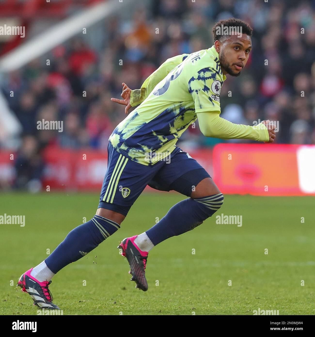 Weston McKennie 28 Of Leeds United During The Premier League Match 
