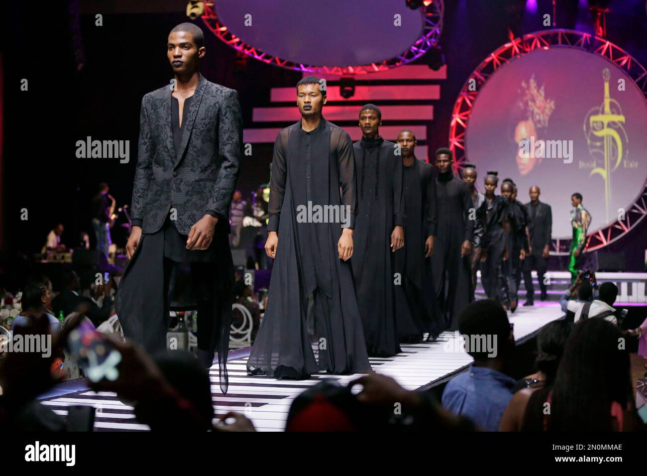 Models Show An Outfit By South Africa s Designer David Tlale During The 