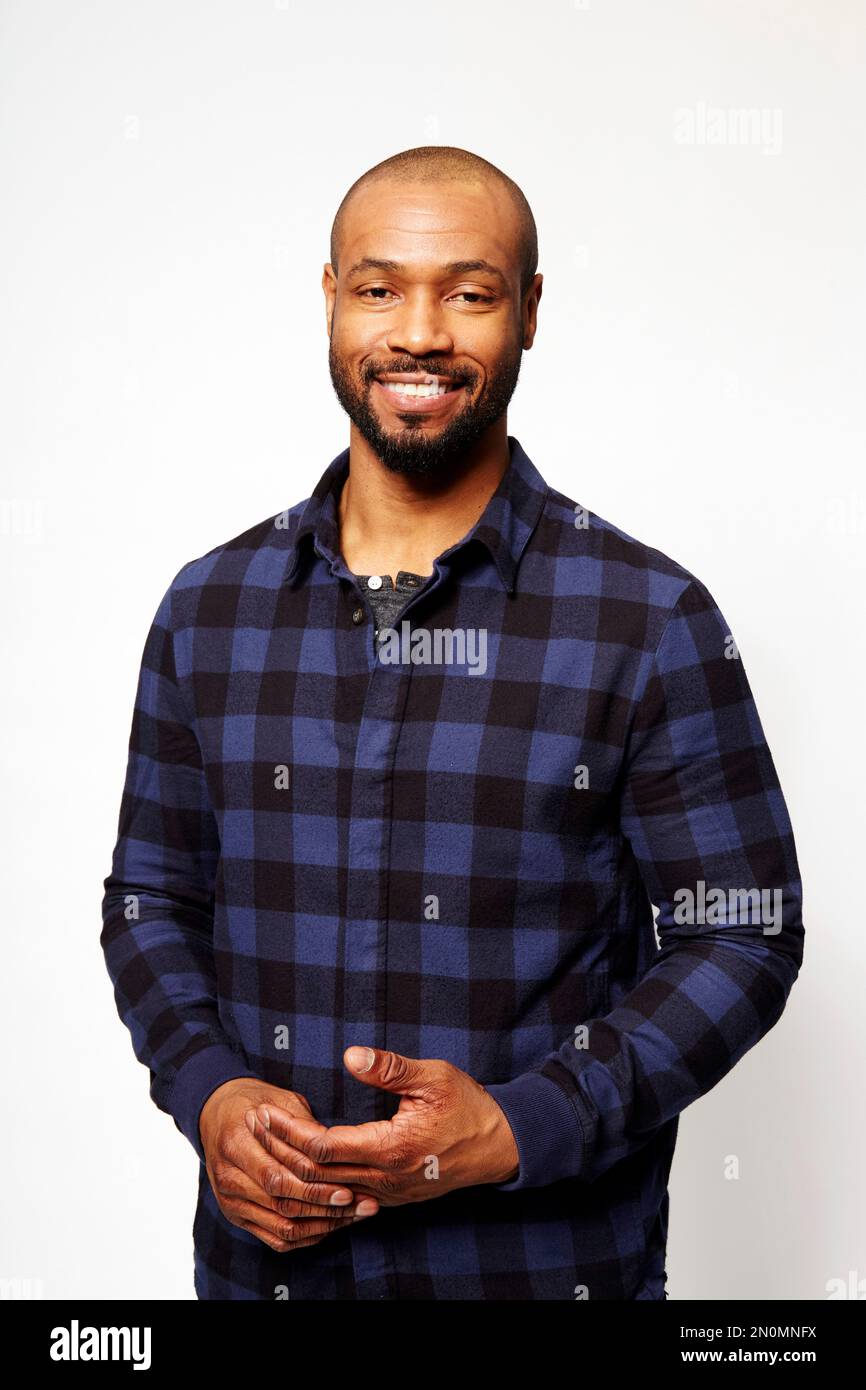 Isaiah Mustafa poses for a portrait on Dec. 7, 2015, in New York