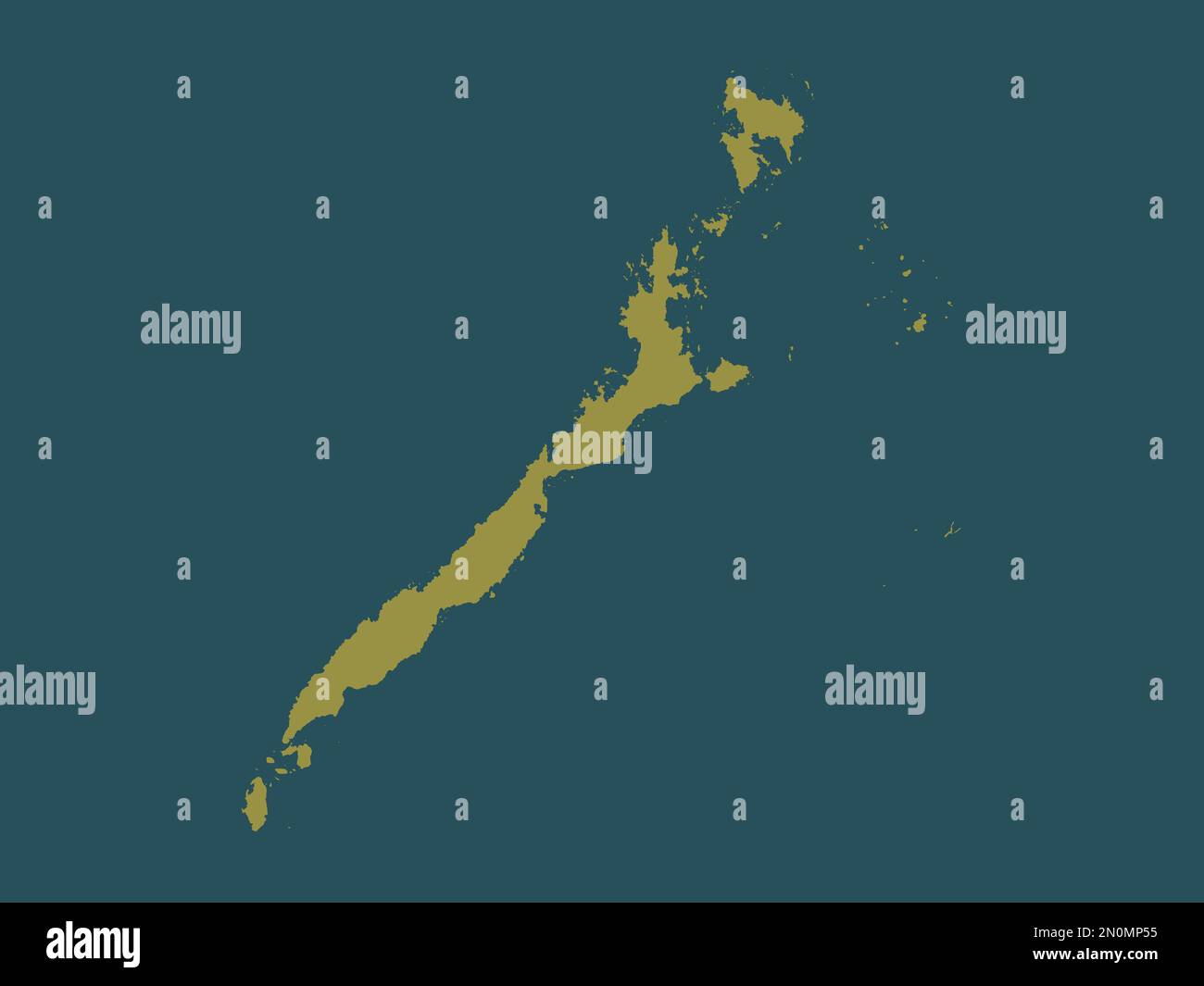 Palawan, province of Philippines. Solid color shape Stock Photo Alamy