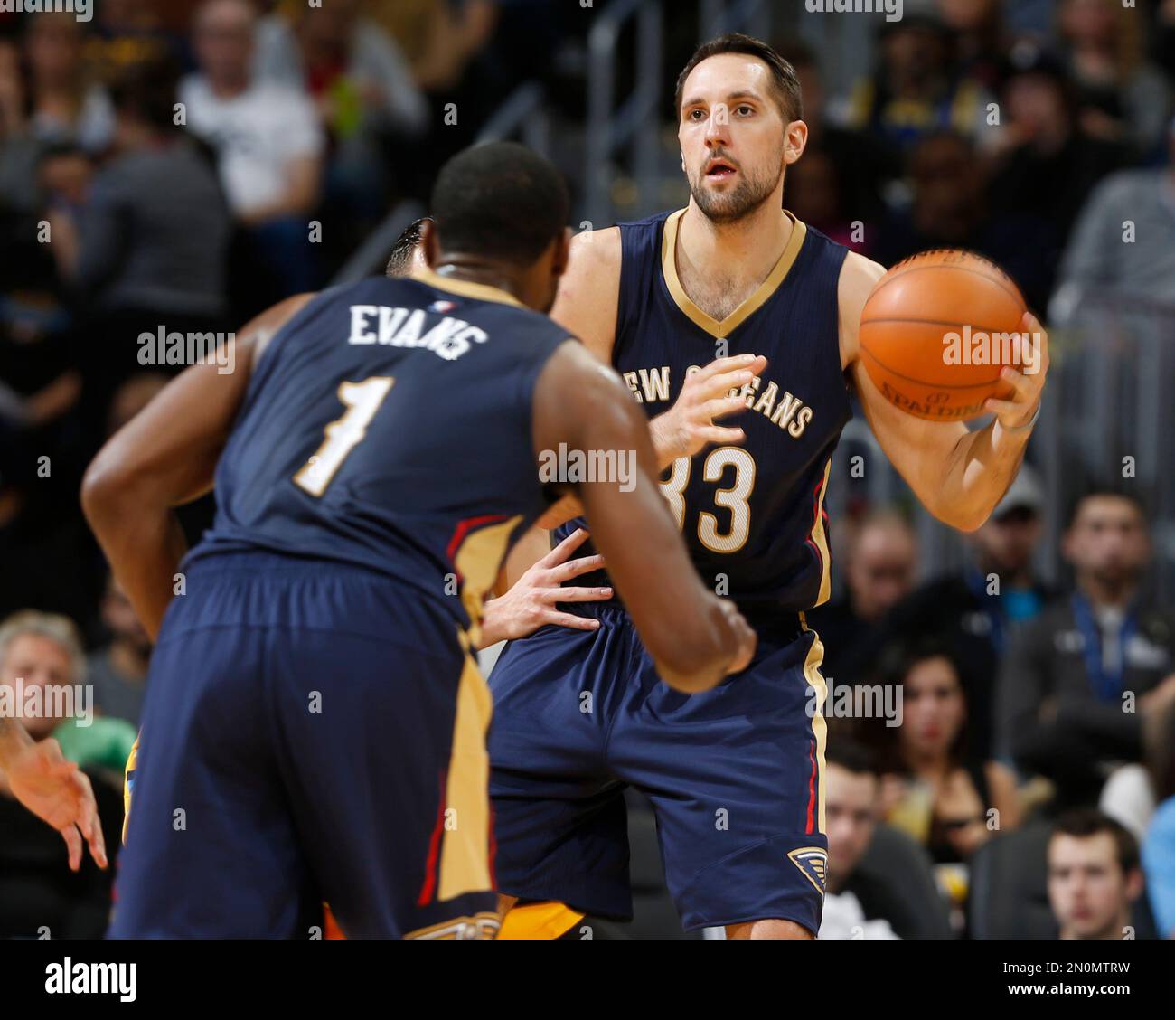 New Orleans Pelicans forward Ryan Anderson (33) in the first