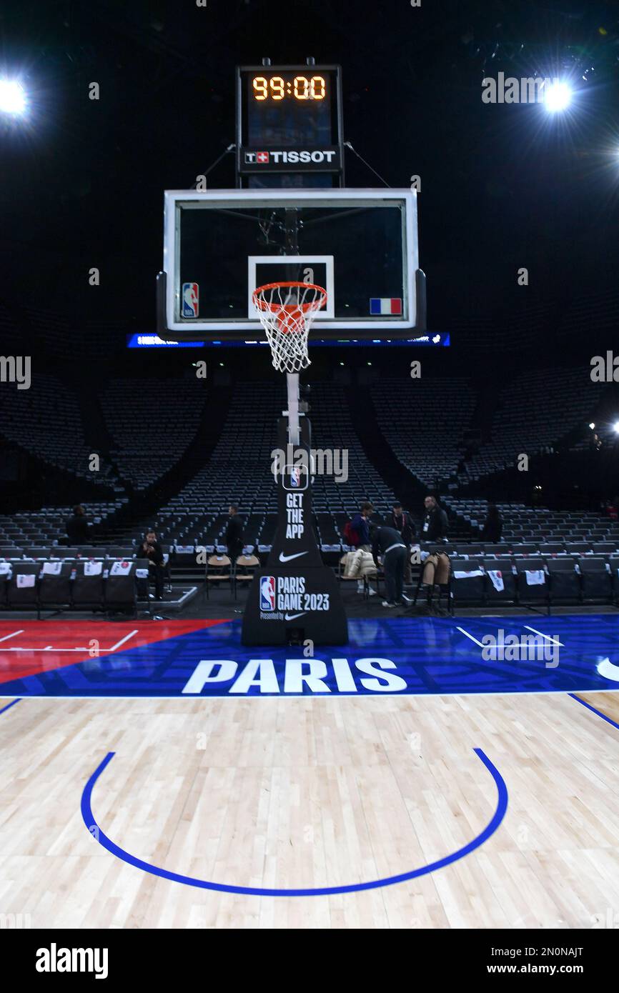 NBA Paris Game 2023 match between Detroit Pistons and Chicago Bulls at