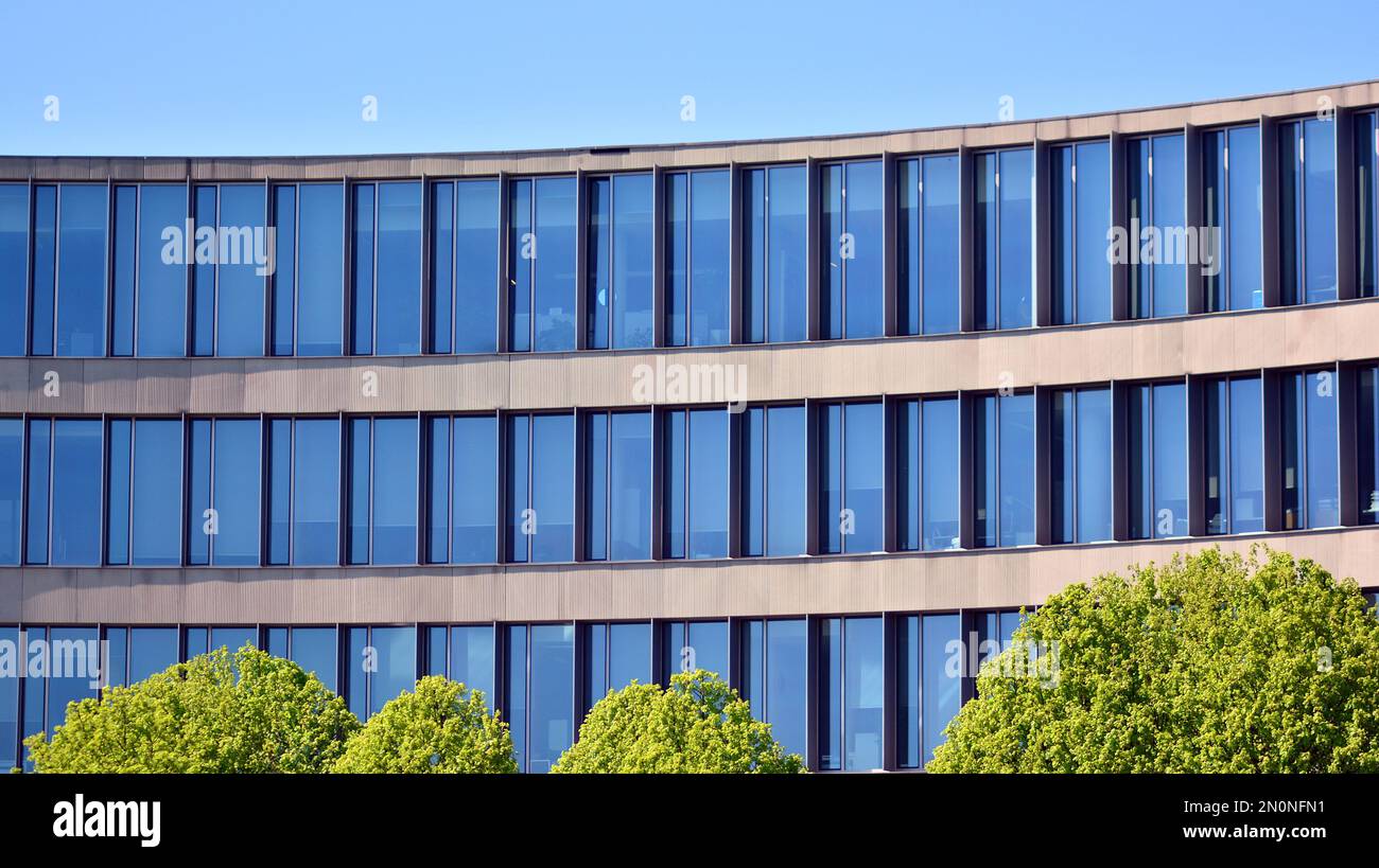 Modern Green Office Building Stock Image - Image of contemporary,  administration: 106896339