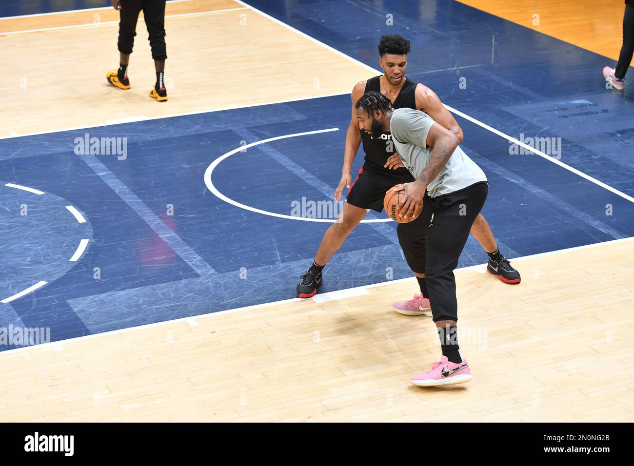 Chicago Bulls hold practice ahead of NBA Paris Game Stock Photo