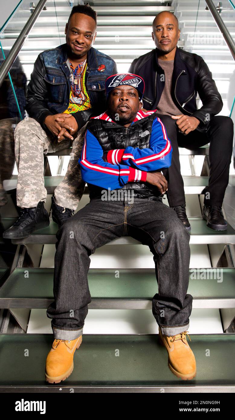 Jarobi White, from left, Malik Isaac Taylor aka Phife Dawg and Ali