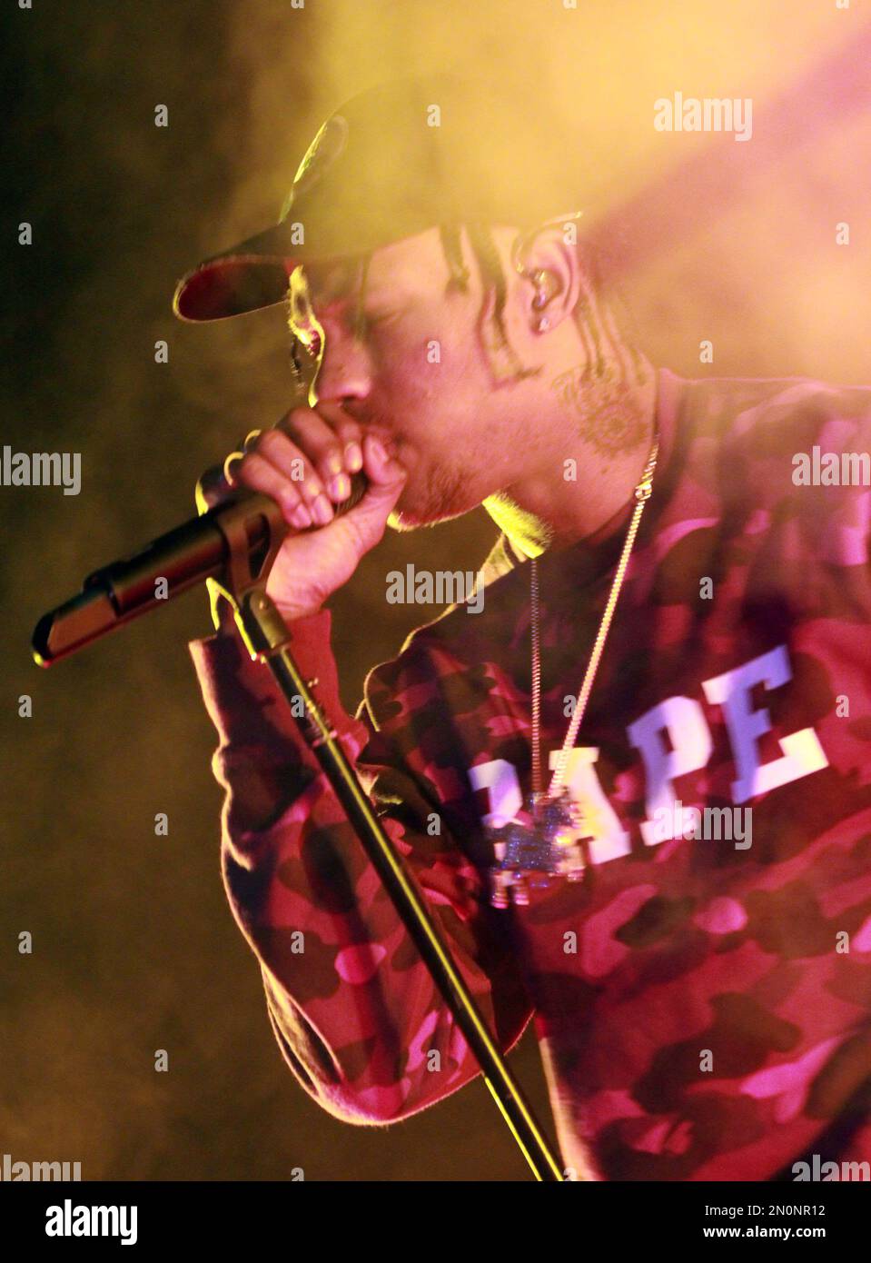 Travis Scott performs as the opener for The Weeknd at Philips Arena on Tuesday, December 15