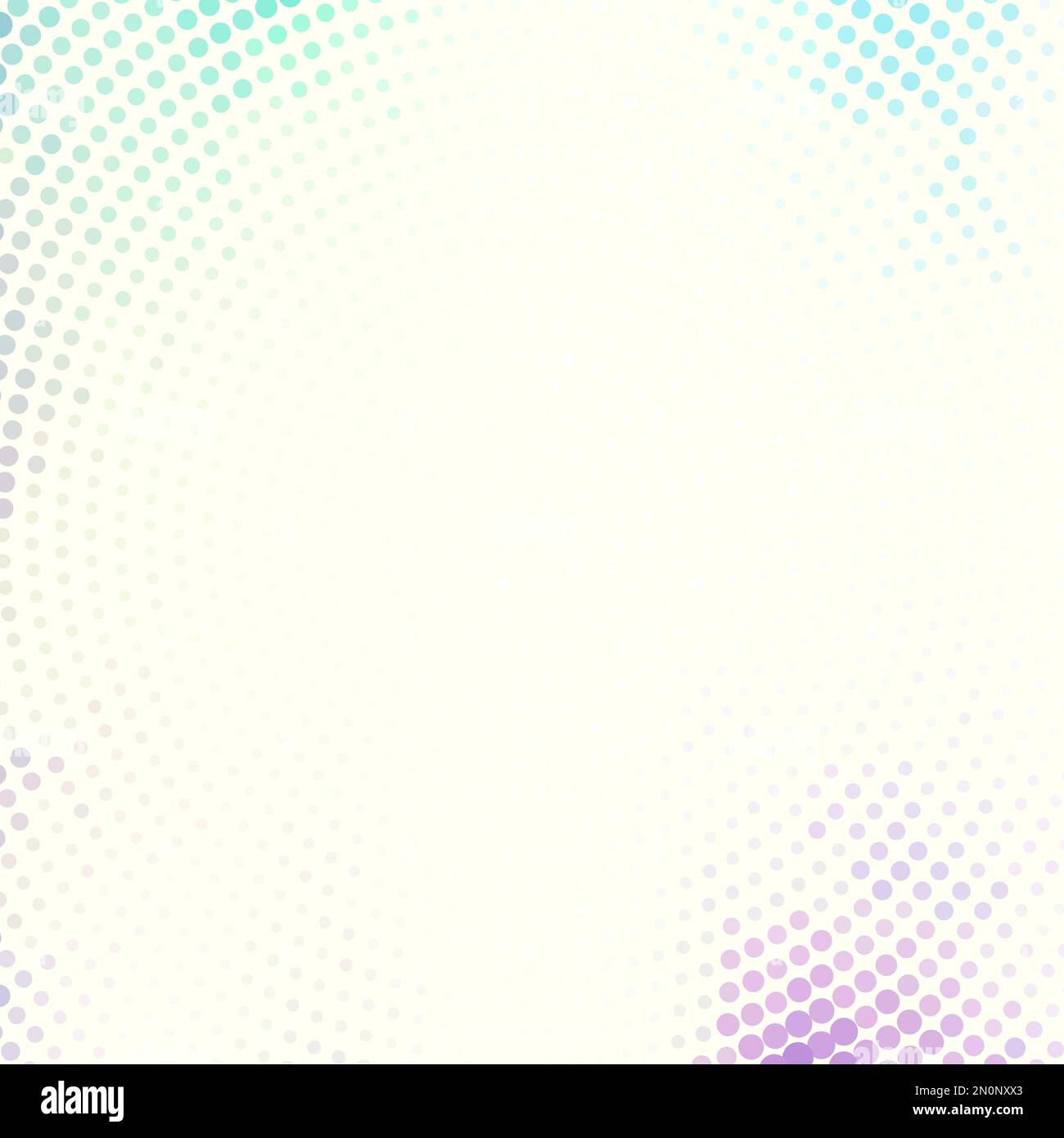 Abstract retro pattern with halftone effect on very light yellow