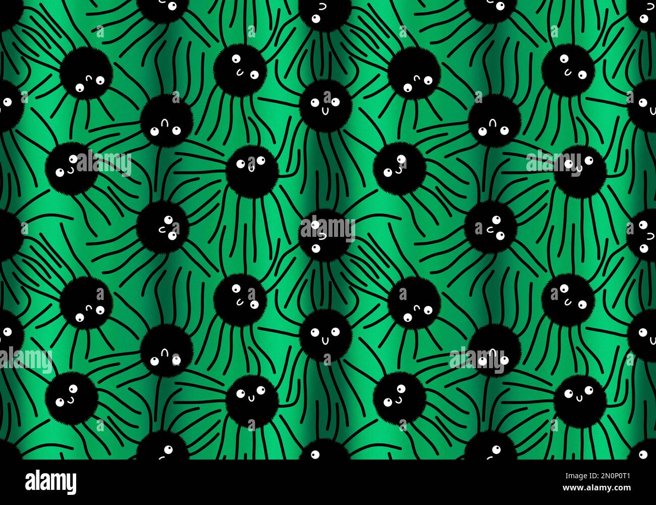 Geometric Alien Pattern Cartoon geometric aliens seamless monster square pattern for wrapping ...