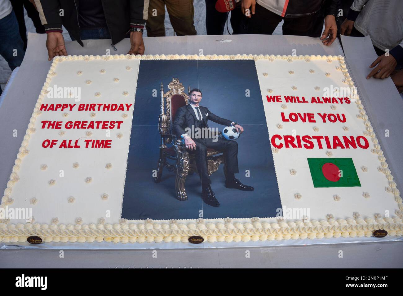 Ronaldo Cake Topper PNG, Al Nassr Happy Birthday Party Design | Vectorency