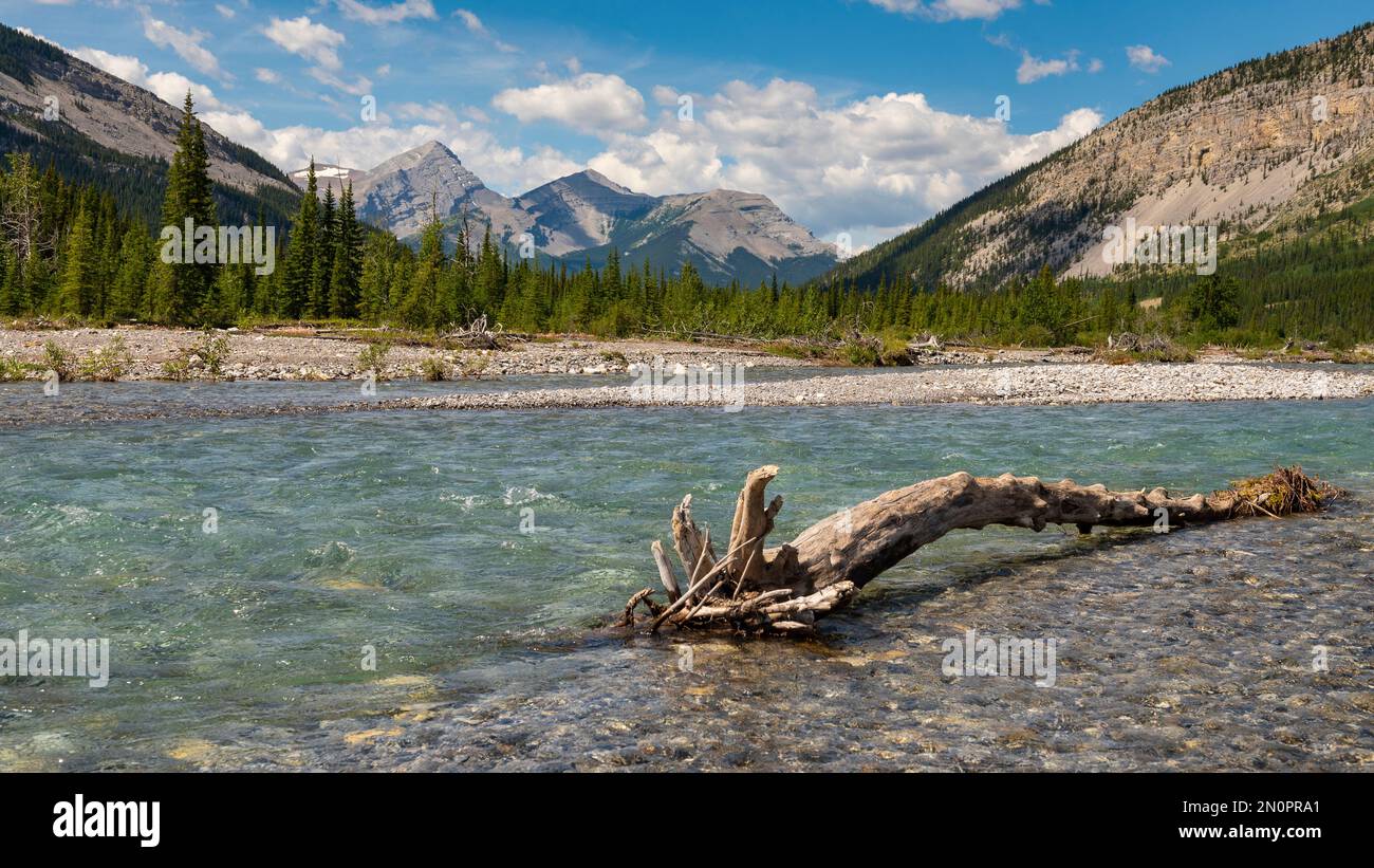 Scenic summer views in the the Canadian Rocky Mountains. Kananaskis Country Alberta Canada Stock Photo