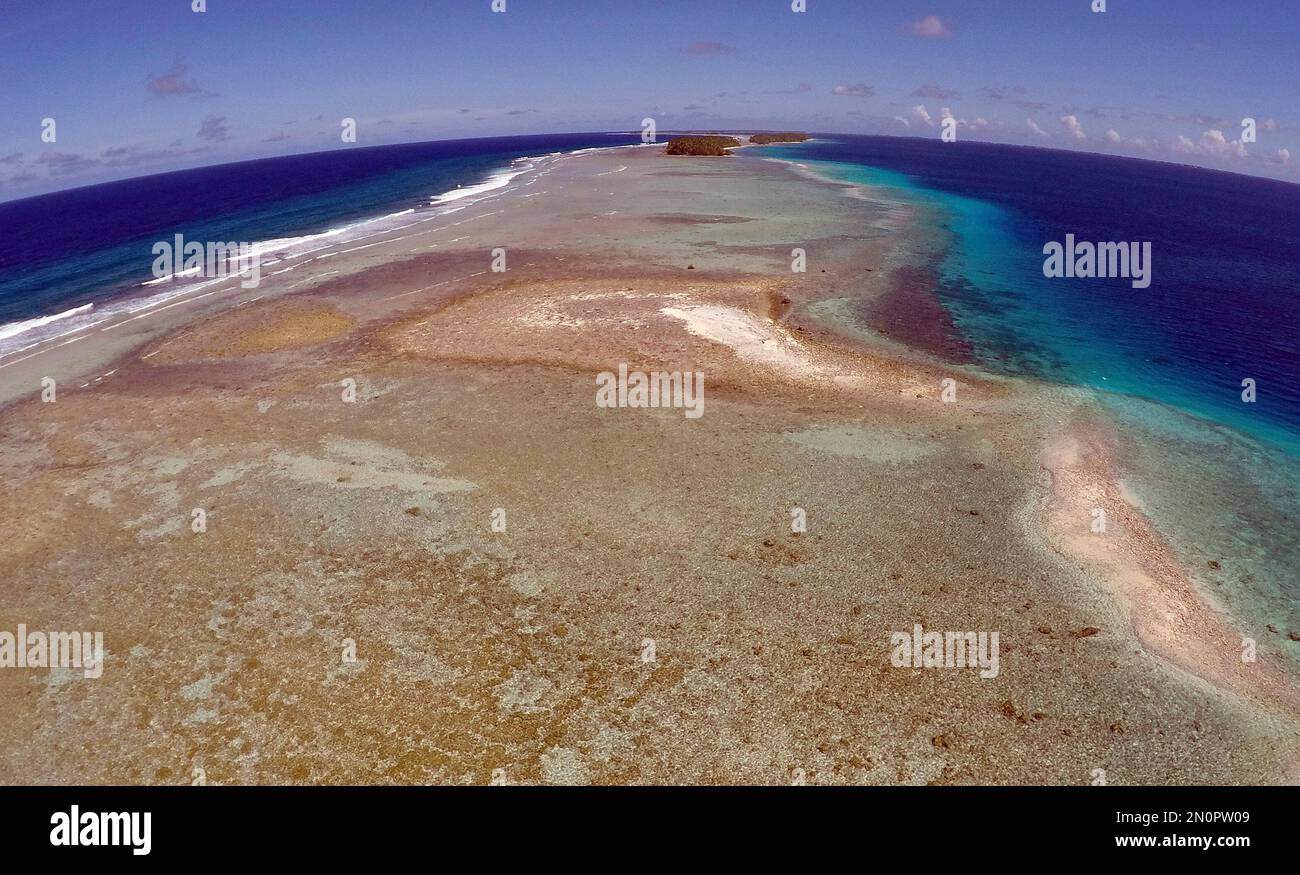 FILE In this Thursday, Nov. 5, 2015 file, aerial photo a small