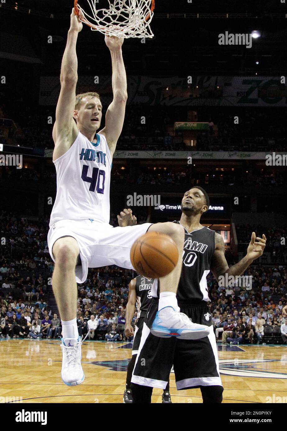 Charlotte Hornets Cody Zeller 40 dunks against Miami Heat s