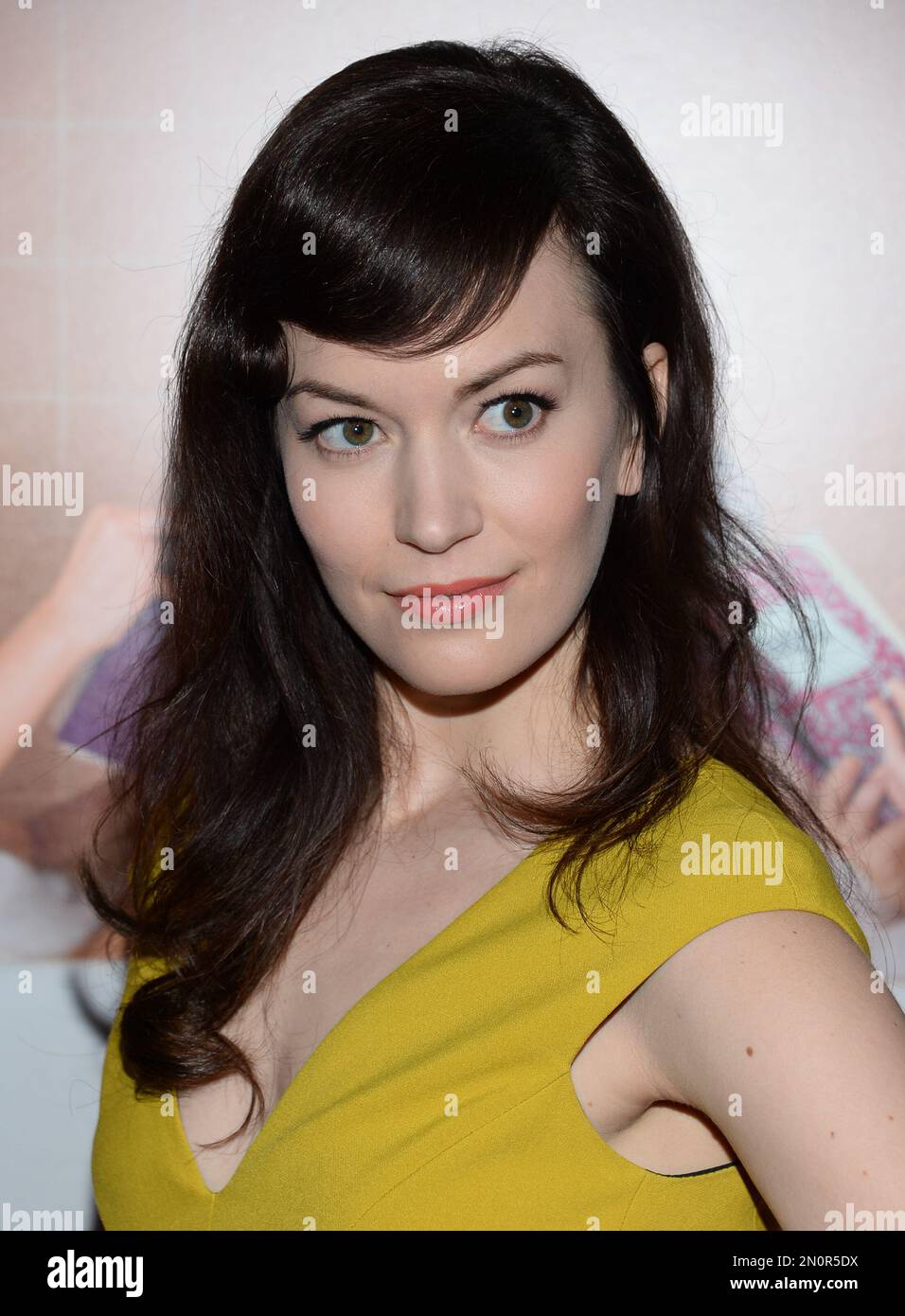 Britt Lower attends the premiere of "Sisters" at the Ziegfeld Theatre