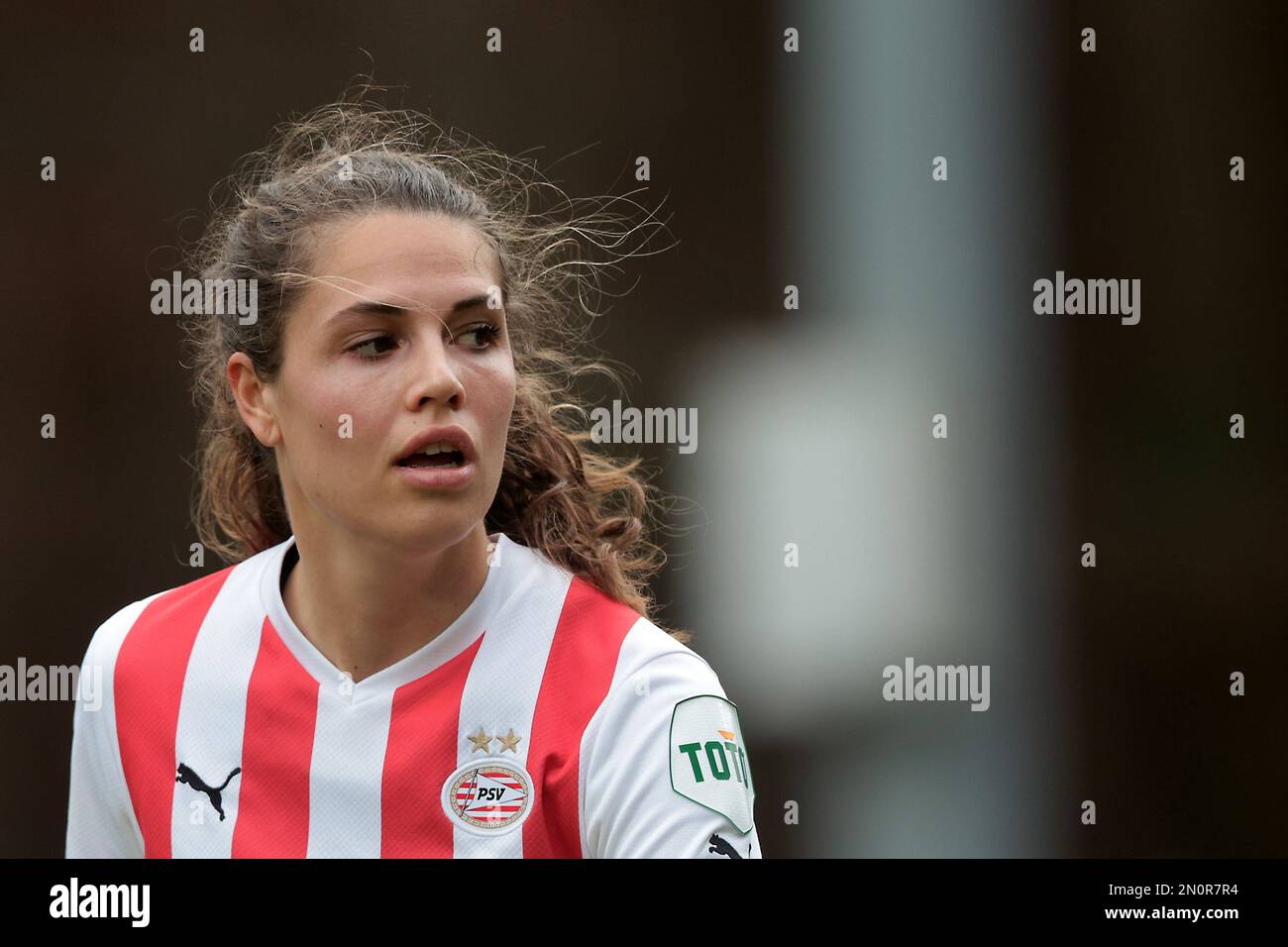 EINDHOVEN - Melanie Bross of PSV V1 during the Dutch Eredivisie women's match between PSV and Ajax at PSV Campus De Herdgang on February 5, 2023 in Eindhoven, Netherlands. AP | Dutch Height | Jeroen Putmans Stock Photo