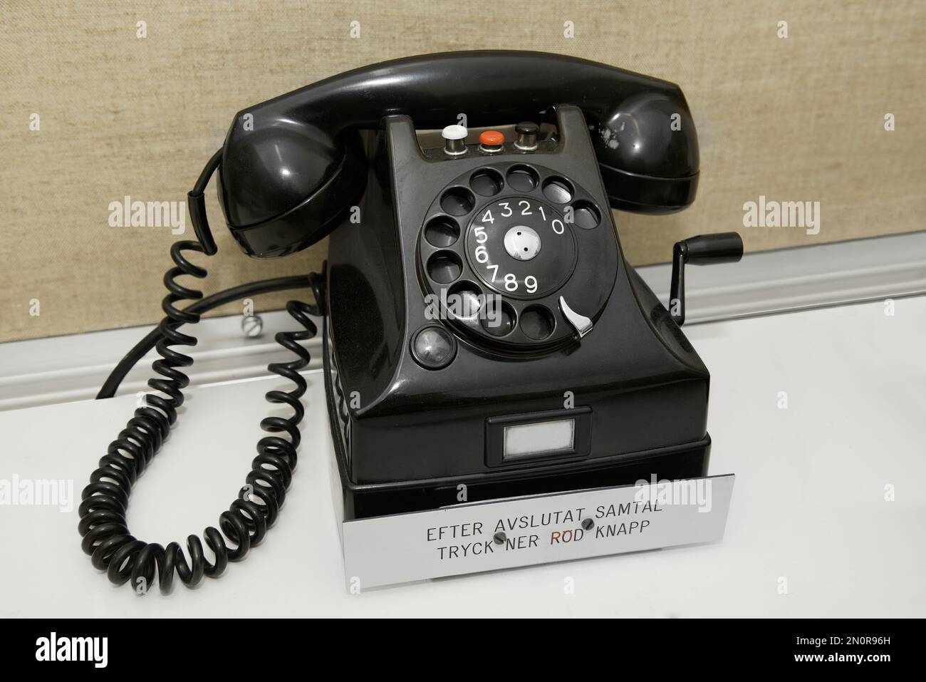 Old fashioned telephone Stock Photo Alamy