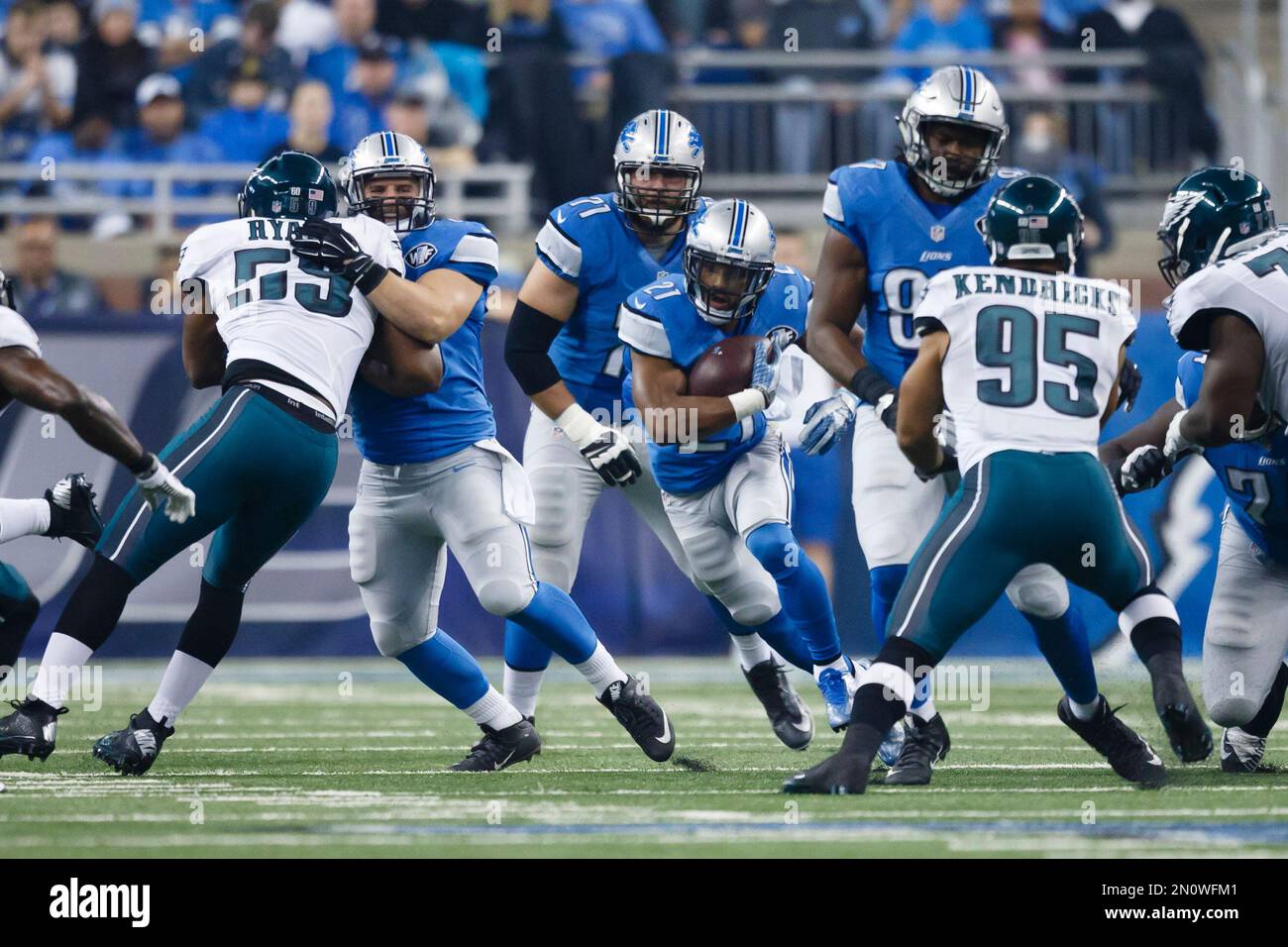 Ford Field home of the NFL Detroit Lions football team Detroit Michigan USA  Stock Photo - Alamy