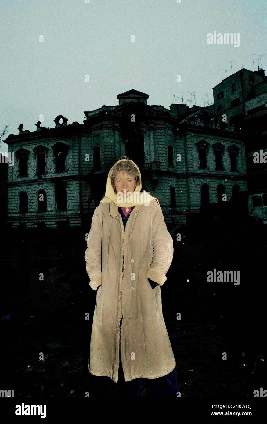 Alison Smale, Associated Press bureau chief in Vienna, poses near the