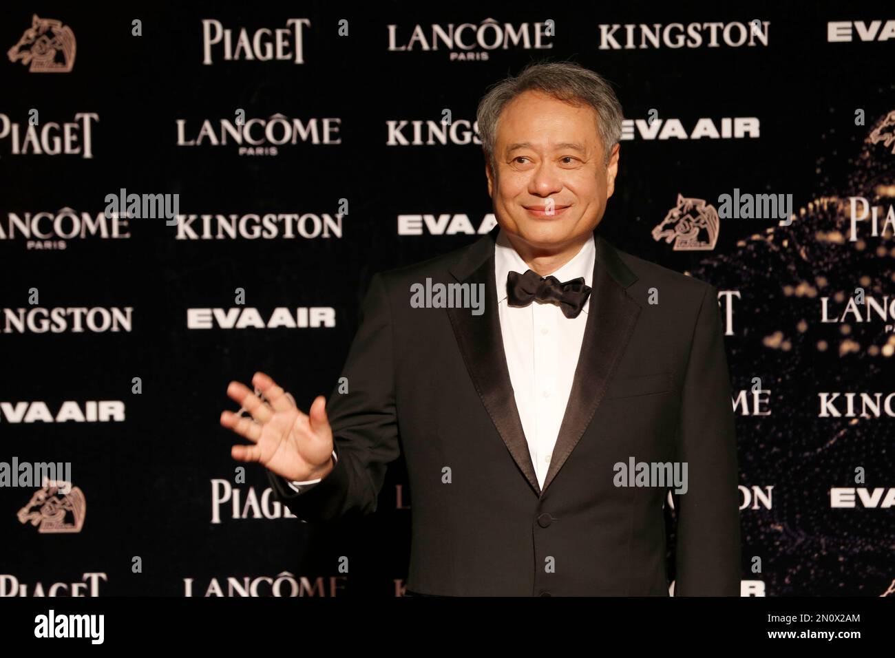 Taiwanese director Ang Lee poses on the red carpet at the 52nd Golden ...