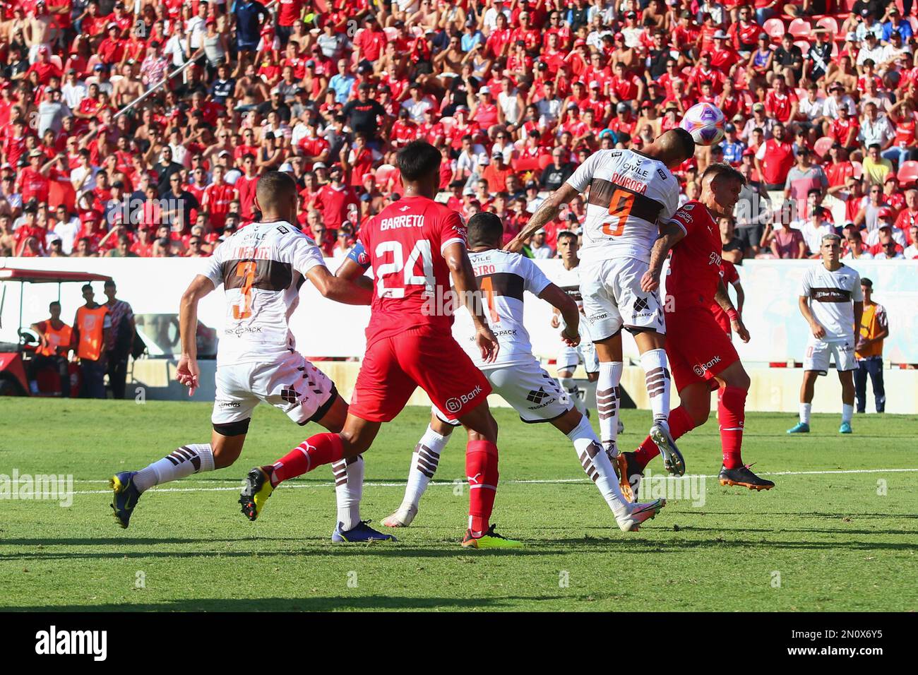 Buenos Aires, Argentina, 5th Feb 2023, of Independiente during a match for the 2nd round of Argentina´s Liga Profesional de Fútbol Binance Cup at Libertadores Stadium (Photo: Néstor J. Beremblum) Credit: Néstor J. Beremblum/Alamy Live News Stock Photo
