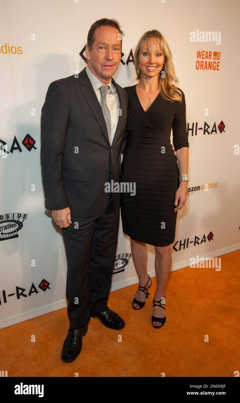 DB Sweeney and wife Ashley Vachon at the world premiere of “Chi Raq” at