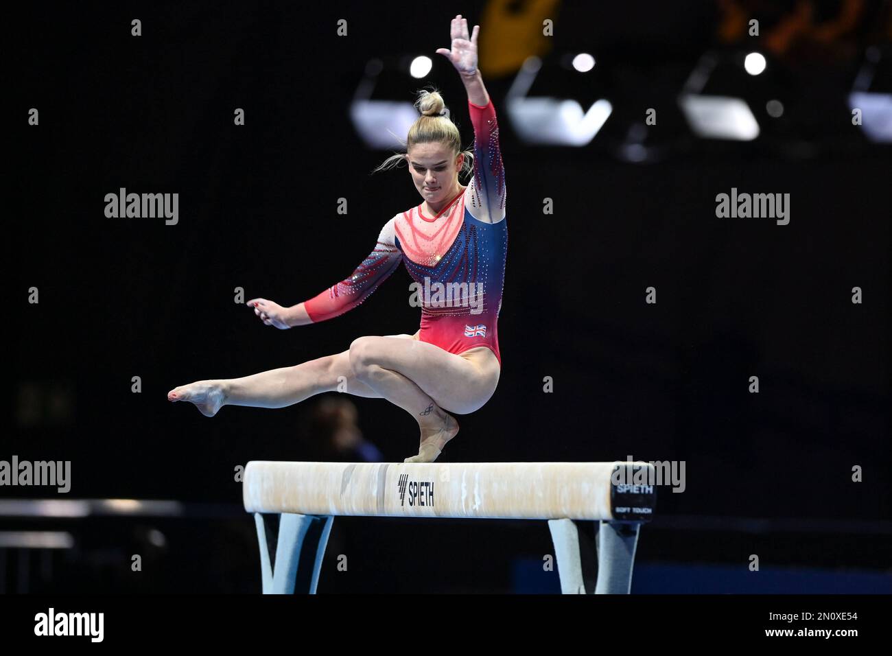 Alice Kinsella (Great Britain, silver medal). European Championships Munich 2022 Artistic
