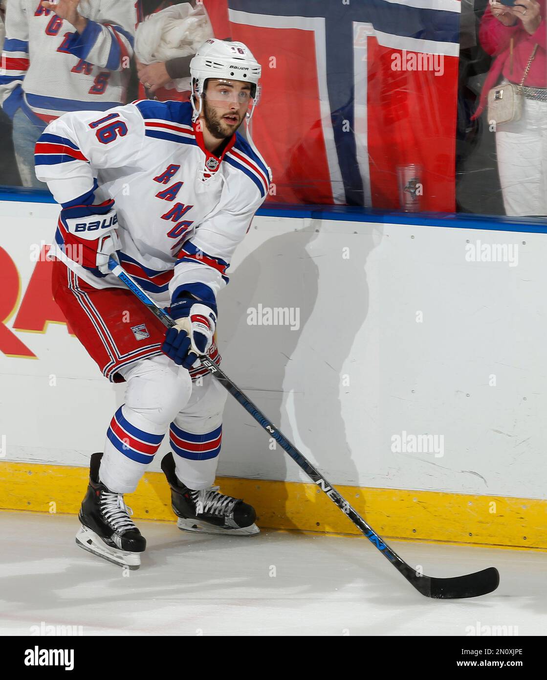 New York Rangers Center Derick Brassard 16 Skates Prior To An NHL new-york-rangers-center-derick-brassard-16-skates-prior-to-an-nhl