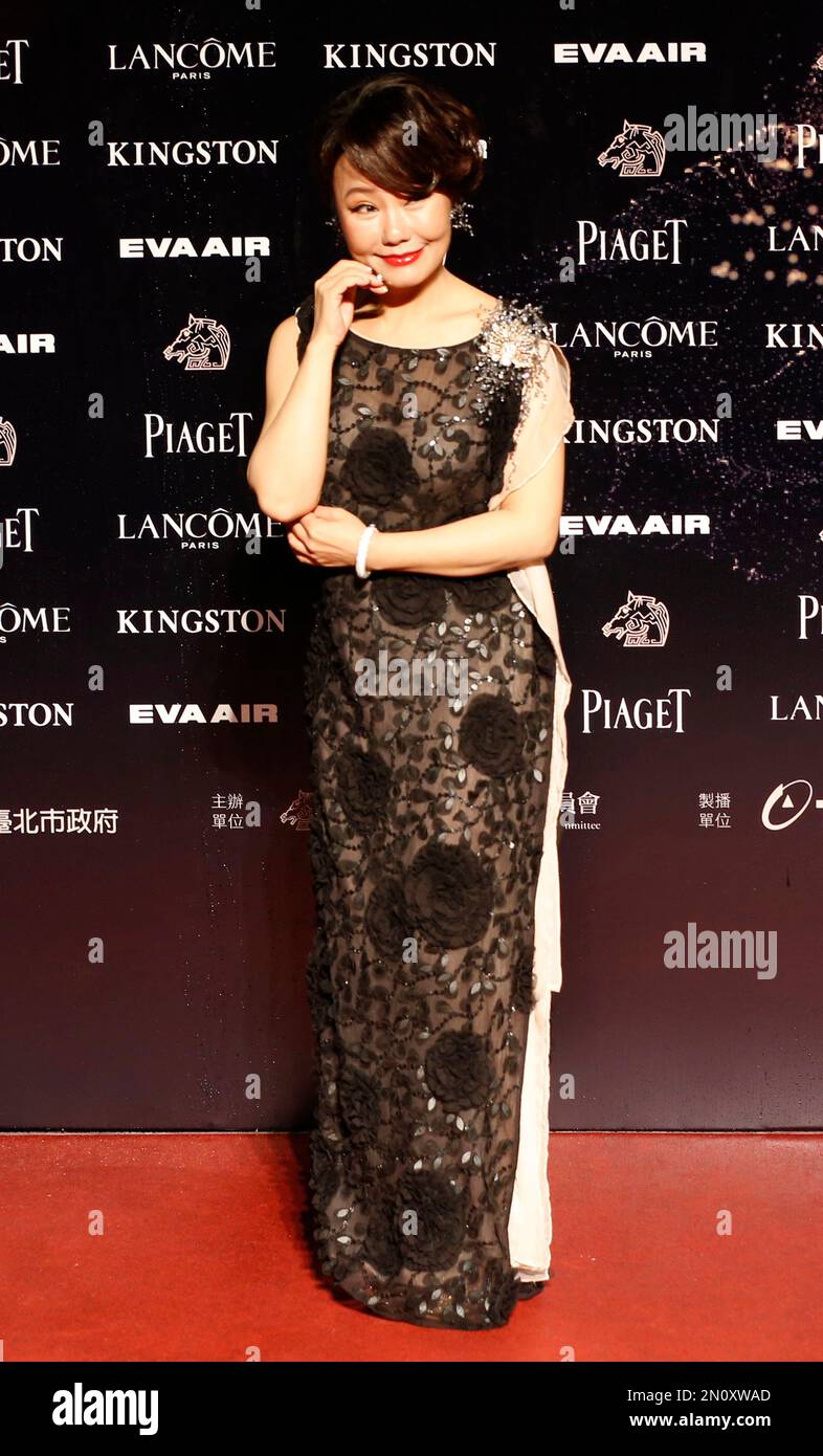 Taiwanese actress Lu Xuefeng arrives at the 52nd Golden Horse Awards in ...