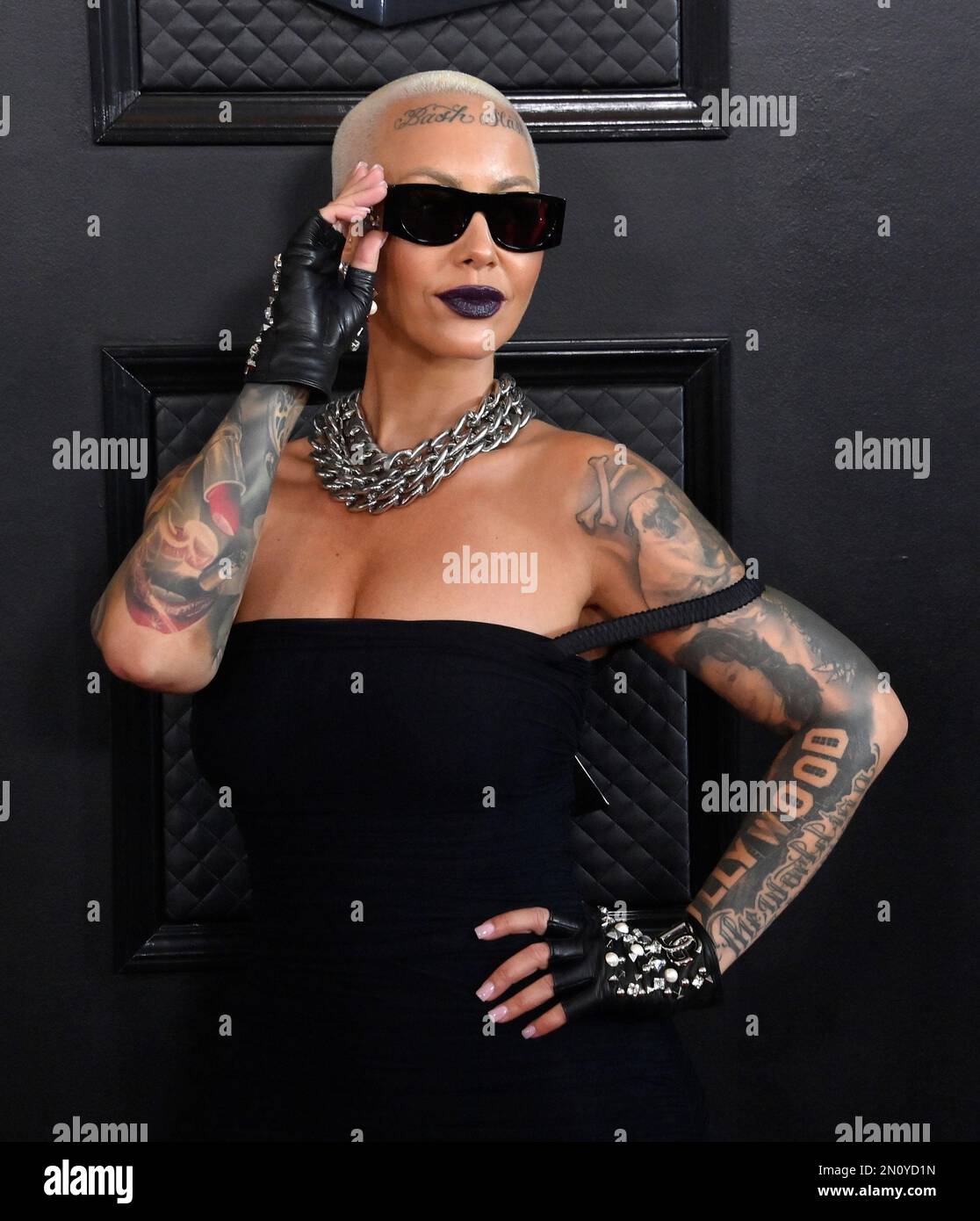 Los Angeles United States 05th Feb 2023 Amber Rose Attends The 65th Los Angeles United States 05th Feb 2023 Amber Rose Attends The 65th