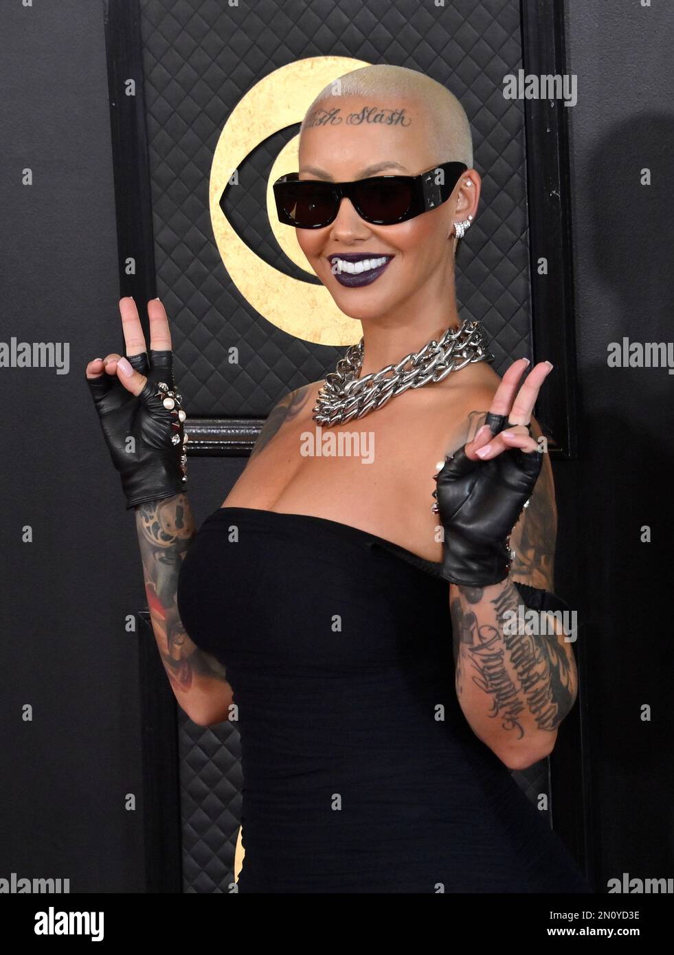 Los Angeles, United States. 05th Feb, 2023. Amber Rose attends the 65th  annual Grammy Awards at the Crypto.com Arena in Los Angeles on Sunday,  February 5, 2023. Photo by Jim Ruymen/UPI Credit: