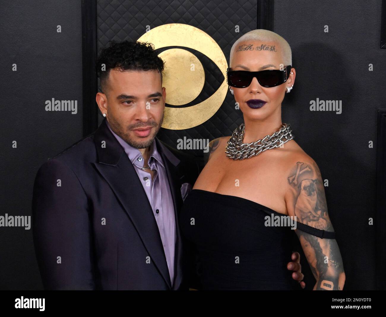 Amber Rose and 21 Savage attending the MTV Video Music Awards 2017 held at  The Forum in Los Angeles, USA Stock Photo - Alamy