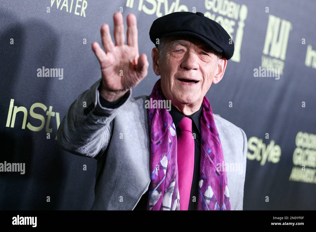 Ian McKellen attends the Miss Golden Globe InStyle Party held at Ysabel