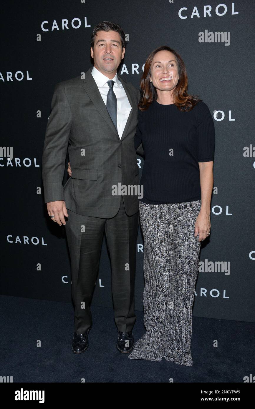 Actor Kyle Chandler and wife Kathryn Chandler attend the premiere of