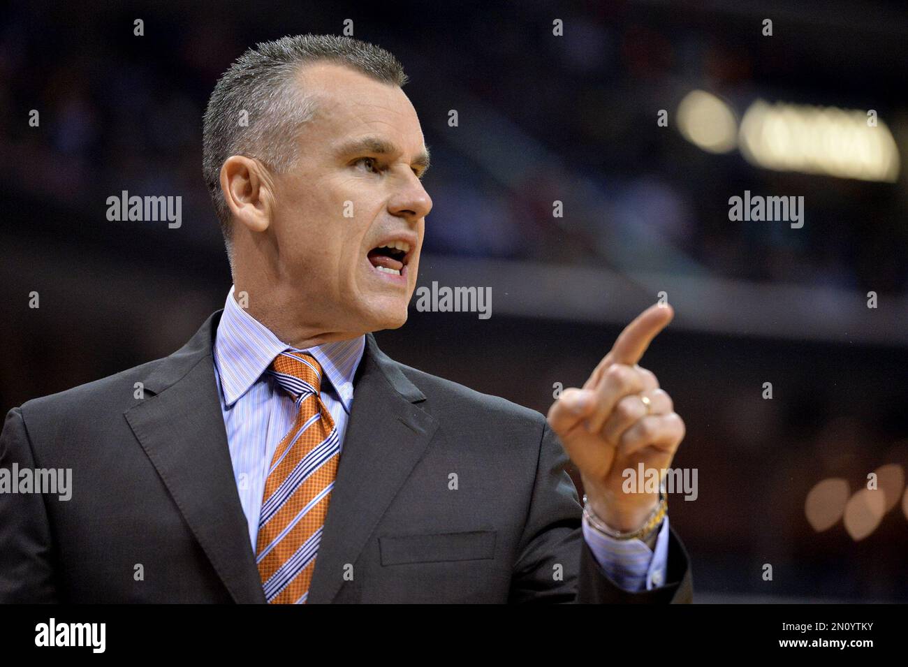 Oklahoma City Thunder Head Coach Billy Donovan Calls To Players From oklahoma-city-thunder-head-coach-billy-donovan-calls-to-players-from