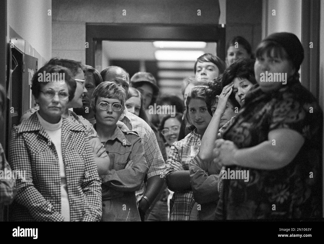 FILE In this July 17, 1976 file photo parents and families of the