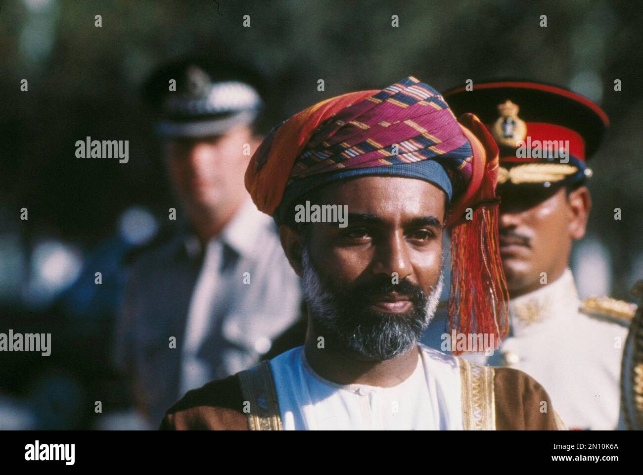 Qaboos bin Said al Said, the Sultan of Oman, is pictured in 1979. (AP