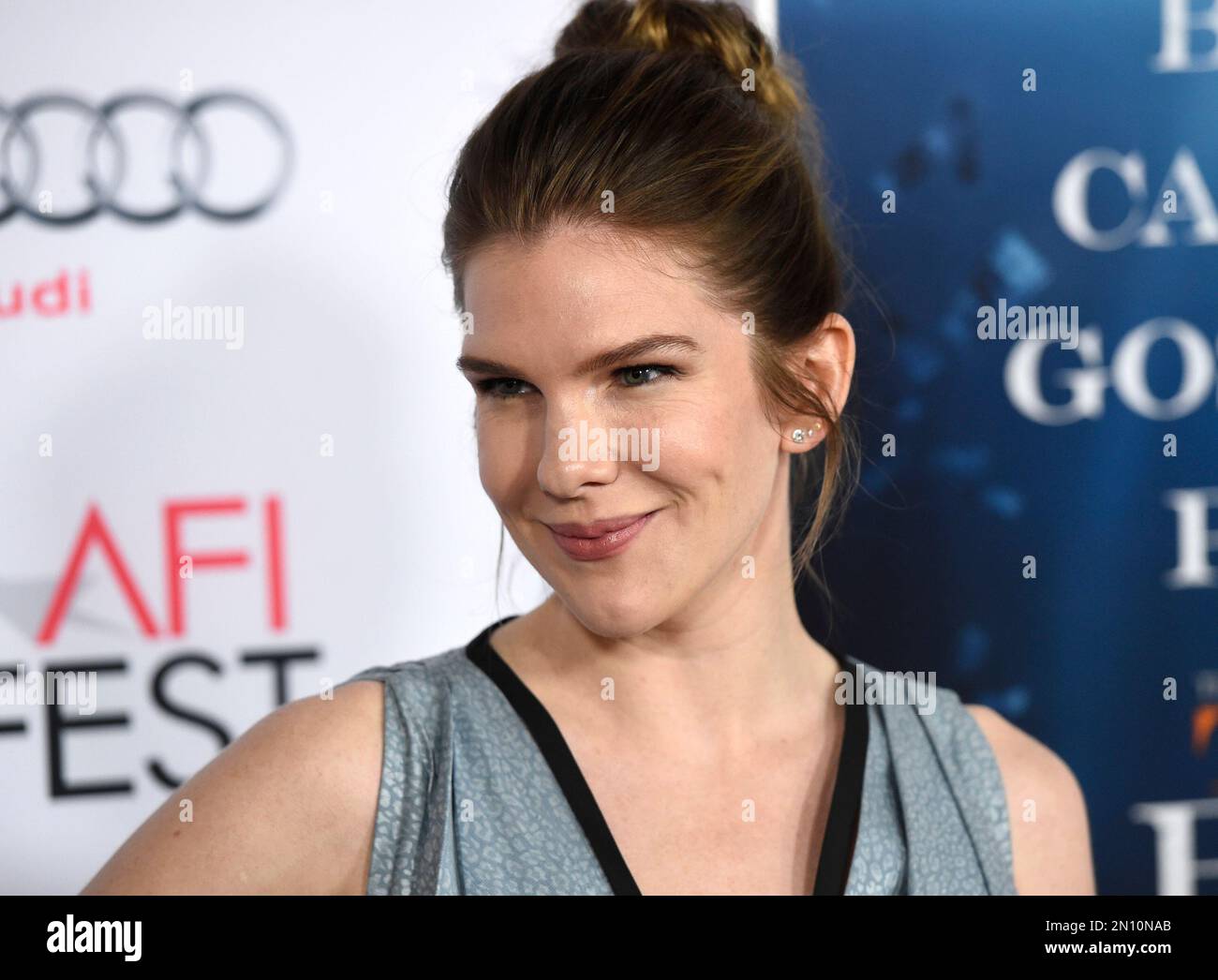 Lily Rabe arrives at the world premiere of "The Big Short" during the