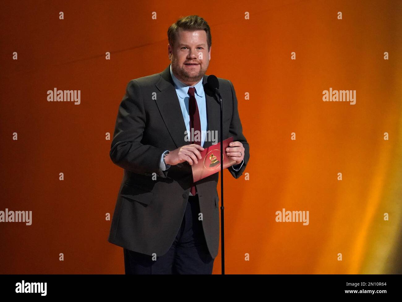 James Corden presents the award for best dance/electronic music album