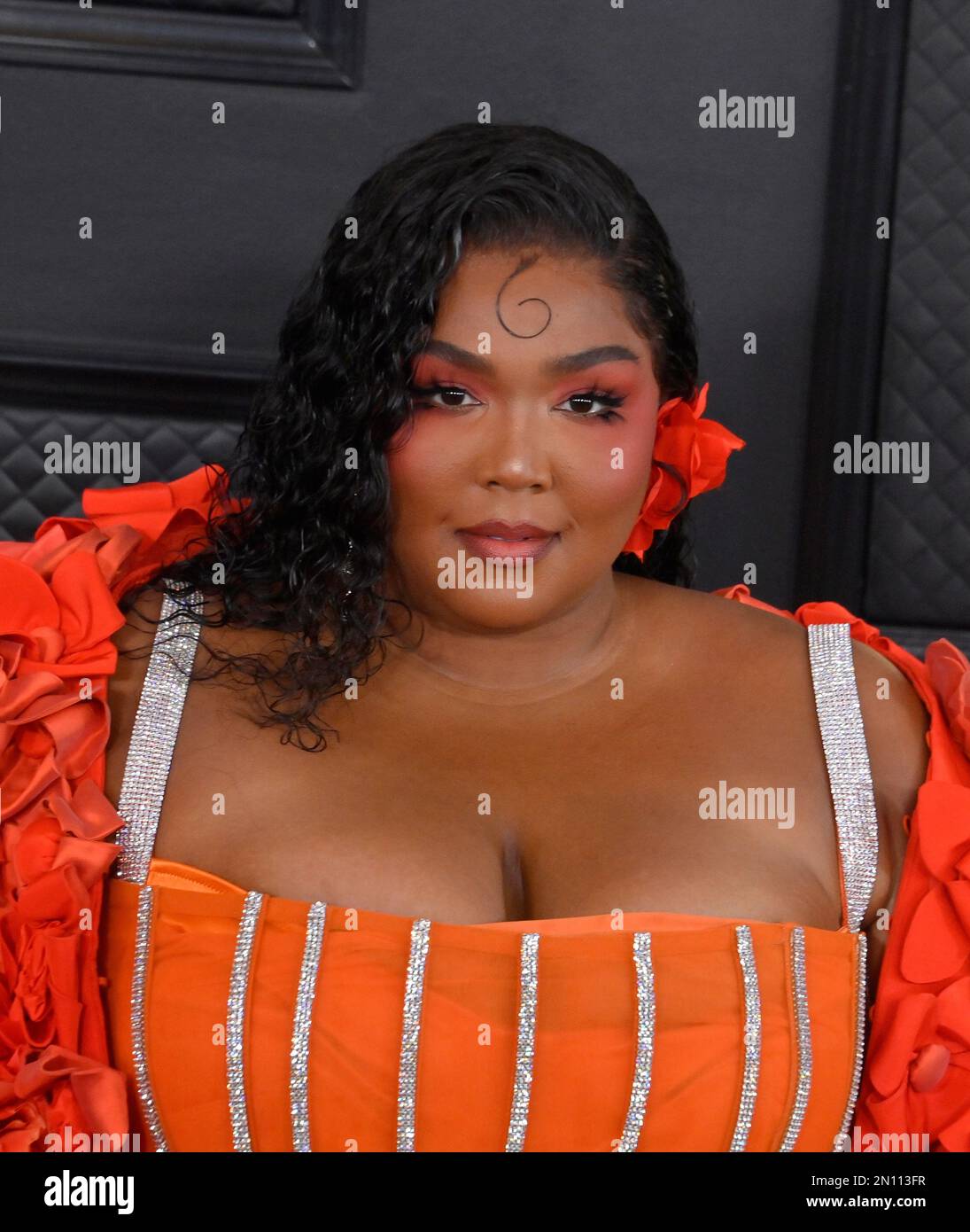 Los Angeles, United States. 05th Feb, 2023. Lizzo attends the 65th annual Grammy Awards at the Crypto.com Arena in Los Angeles on Sunday, February 5, 2023. Photo by Jim Ruymen/UPI Credit: UPI/Alamy Live News Stock Photo