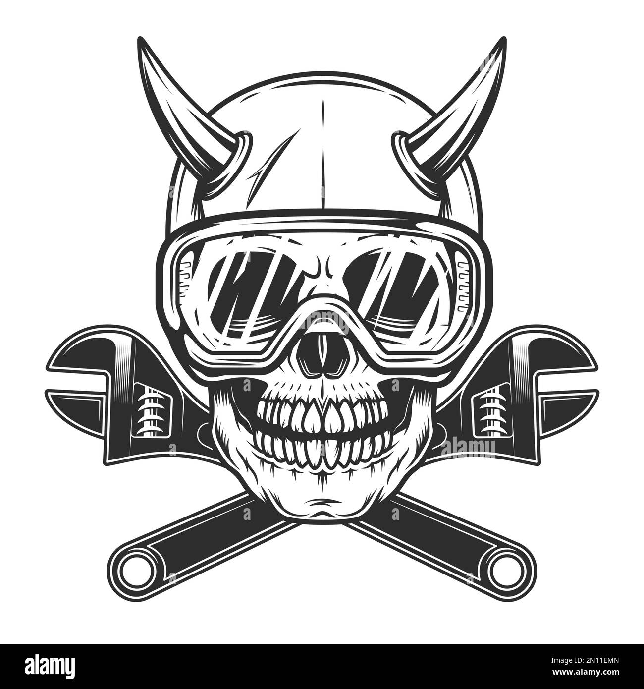 Monster with glasses Stock Vector Images Alamy