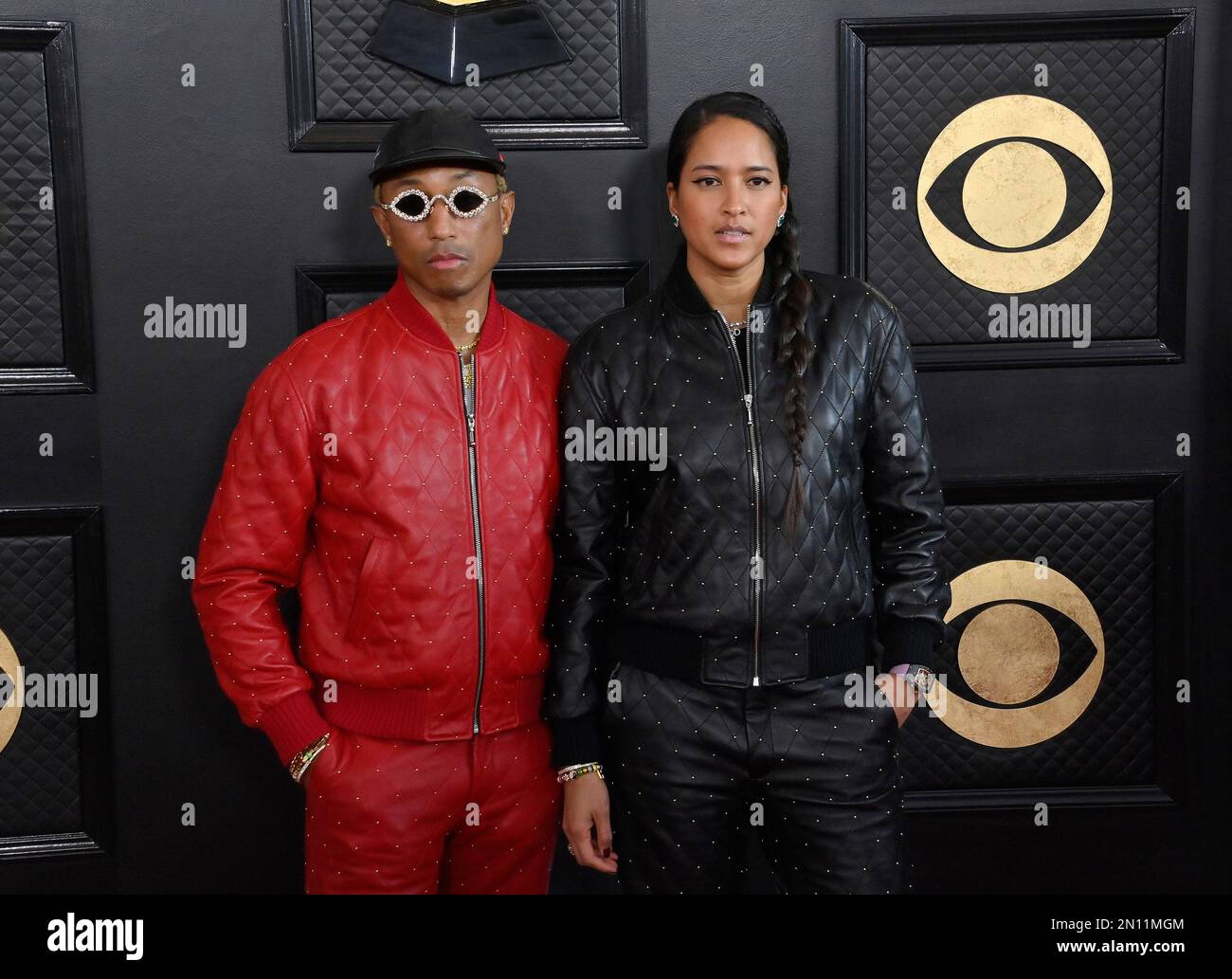 Los Angeles, United States. 05th Feb, 2023. Pharrell Williams and Helen  Lasichanh attend the 65th annual Grammy Awards at the Crypto.com Arena in  Los Angeles on Sunday, February 5, 2023. Photo by