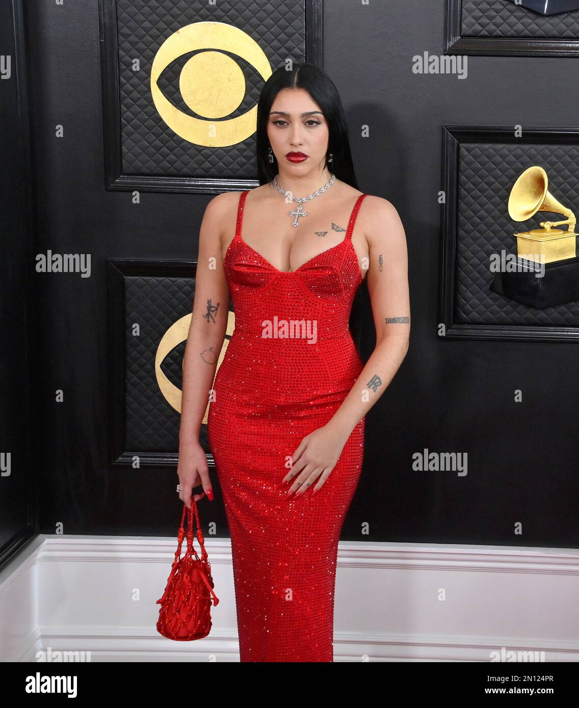 Los Angeles, United States. 05th Feb, 2023. Lourdes Leon attends the 65th annual Grammy Awards at the Crypto.com Arena in Los Angeles on Sunday, February 5, 2023. Photo by Jim Ruymen/UPI Credit: UPI/Alamy Live News Stock Photo