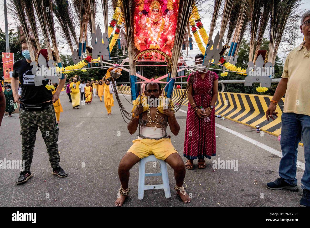 Kuala Lumpur, Kuala Lumpur, Malaysia. 5th Feb, 2023. A Malaysian Hindu