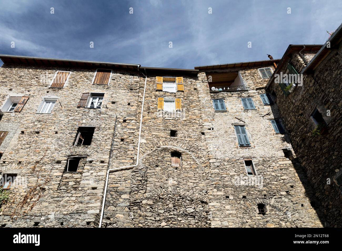 Old village in the Ligurian Alps, Triora, Liguria, Italy, Europe Stock Photo