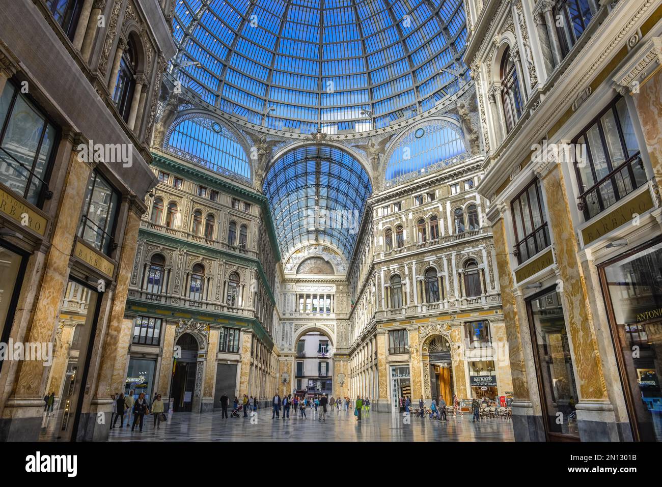 Shopping Centre Galleria Umberto I Via San Carlo Naples Italy Shopping Centre Galleria Umberto I Via San Carlo Naples Italy