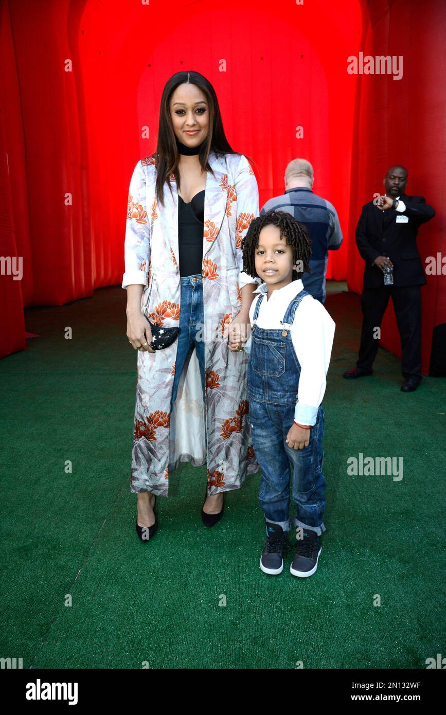 Tia Mowry and Cree Taylor Hardrict seen at Twentieth Century Fox