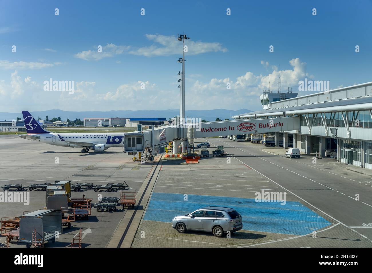 Airport, Sofia, Bulgaria, Europe Stock Photo